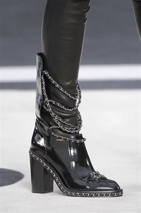 chanel chain boots price|Chanel high heel boots.